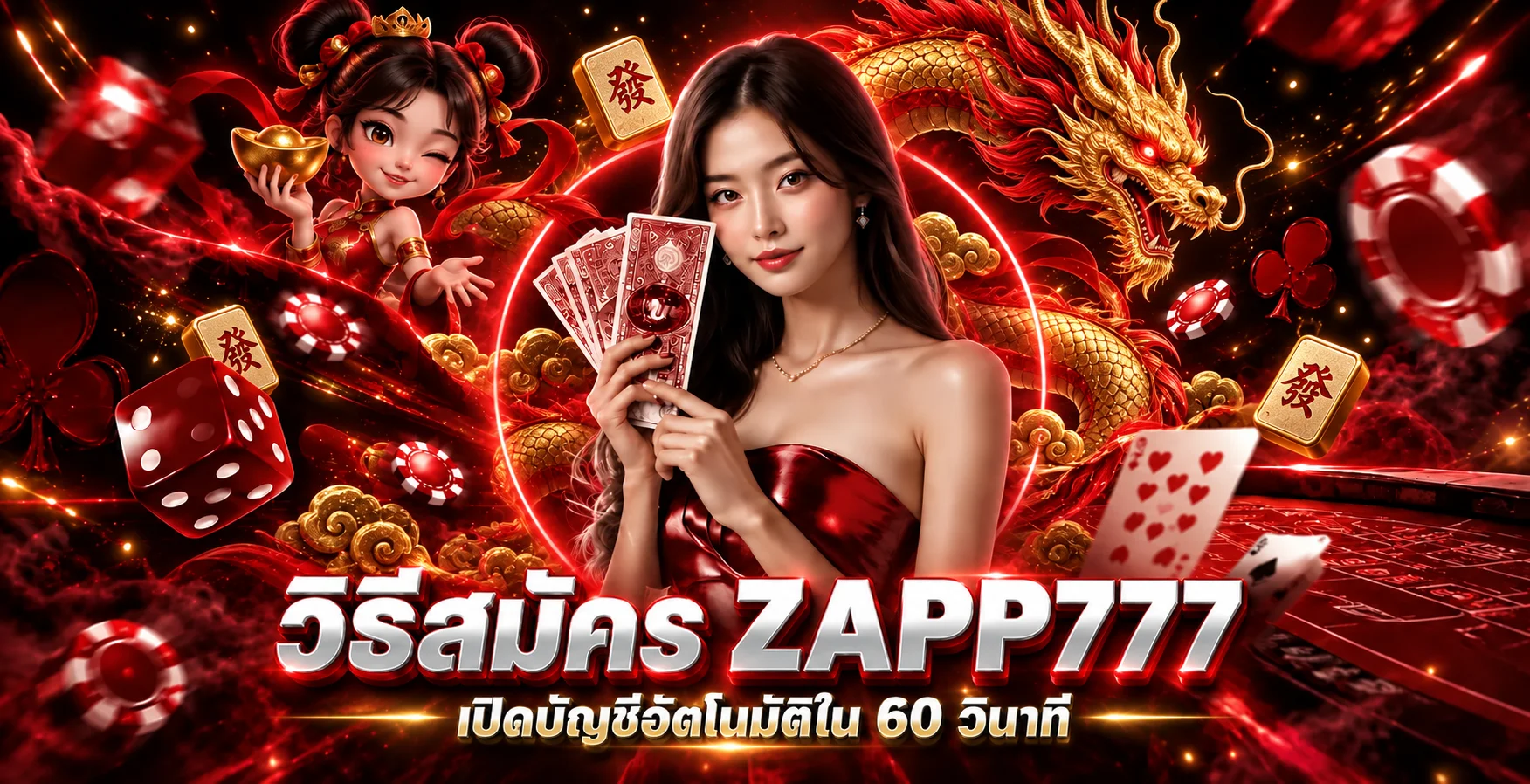 ZAPP777 สมัครสมาชิก | เปิดบัญชีอัตโนมัติทันที